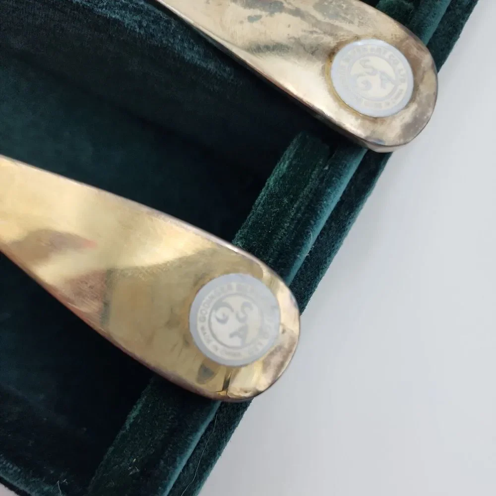 Neiman Marcus Godinger Silver‎ Art Company Ltd. Strawberry Service Spoon Box Set